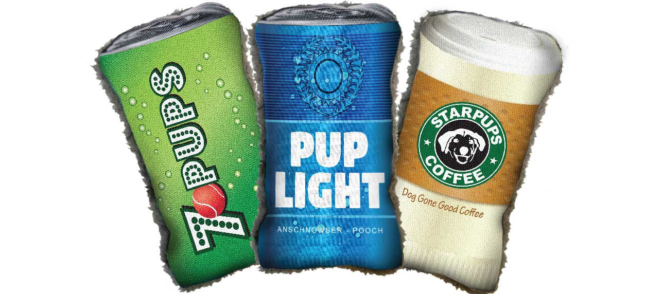 Cycle Dog Duraplush Brew Gear Dog Toy