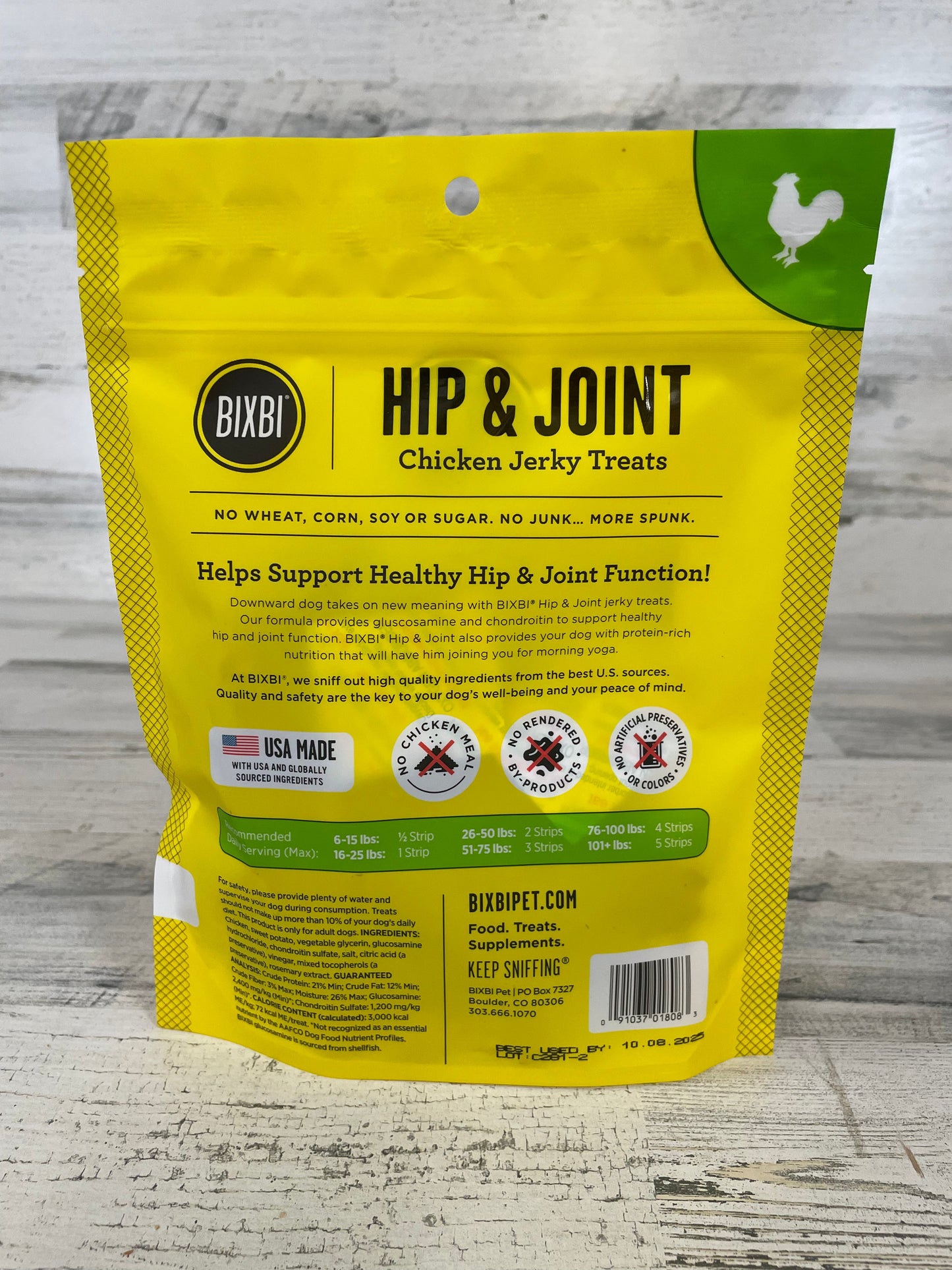Bixbi Chicken Hip & Joint Jerky Treats