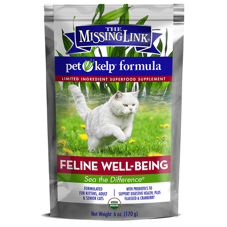 The Missing Link Pet Kelp Feline Well Being Formula Organic Limited Ingredient Superfood Supplement for Cats