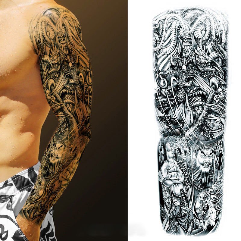 Temporary Tattoos Stickers Full Arm Fake Tattoos Stickers for Men and Women