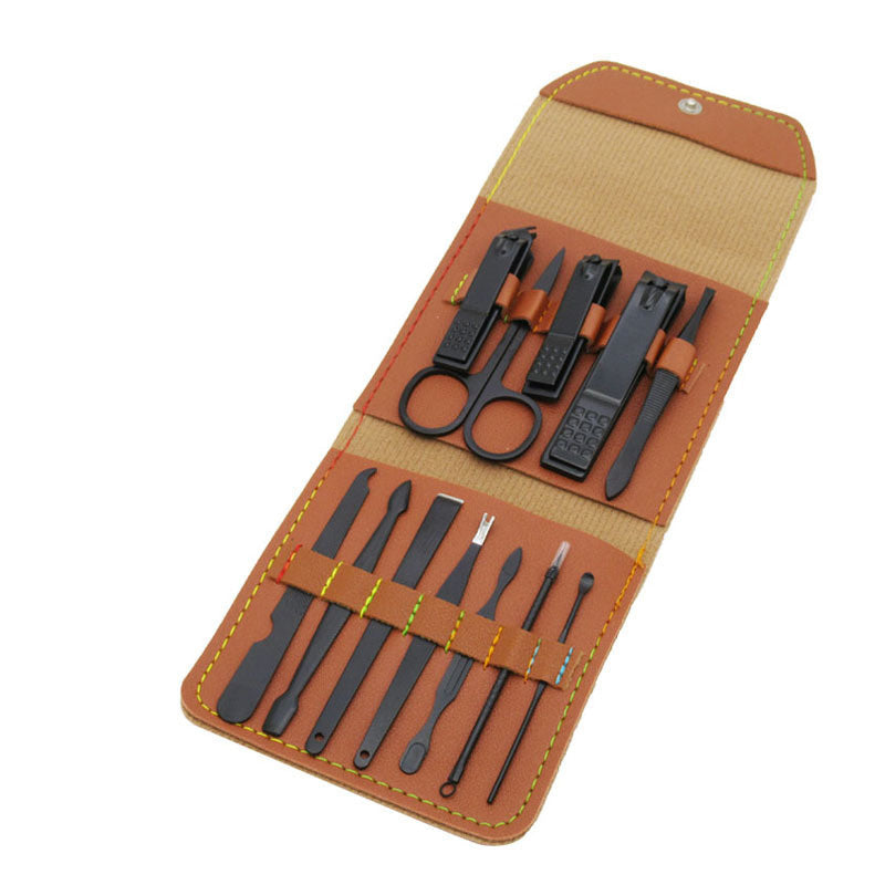 12/16 Profession Nail Clippers Set With Stainless Steel Nail Trimmer Nail Files, Household Portable Nail Scissors Set