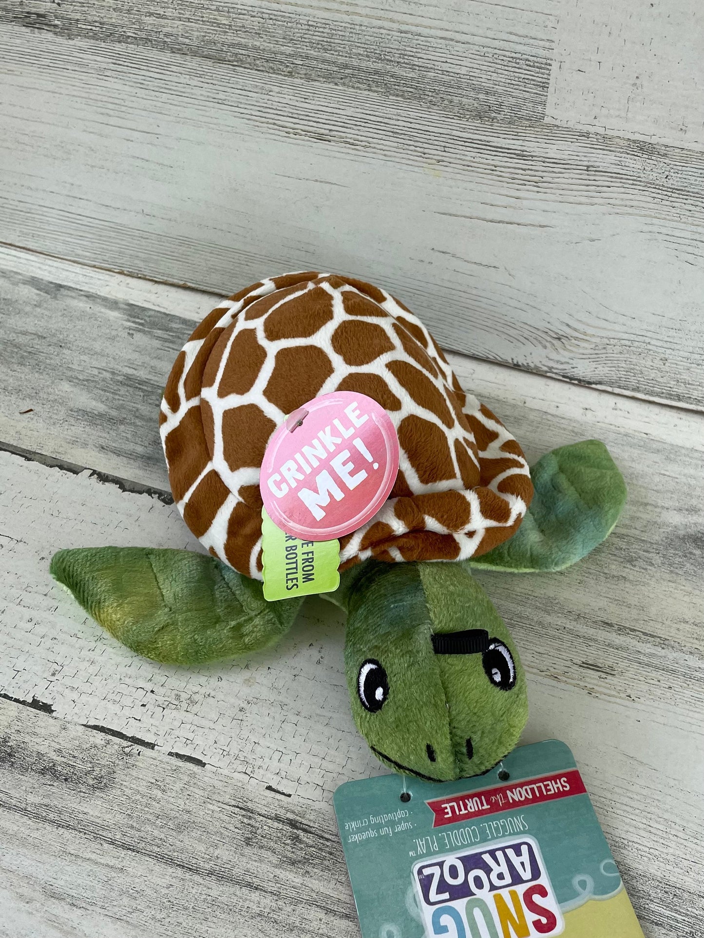 Snug Arooz Shelldon the Turtle Dog Toy