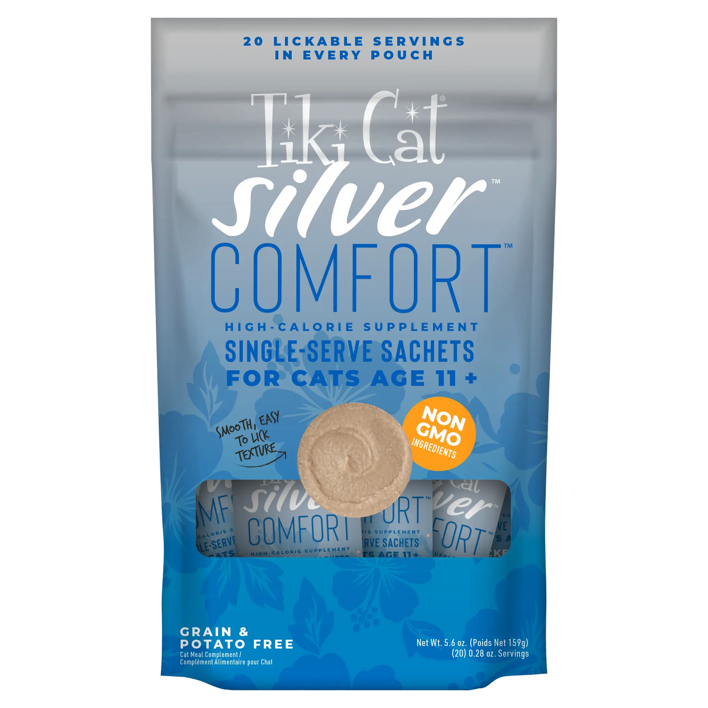 Tiki Silver Sachet