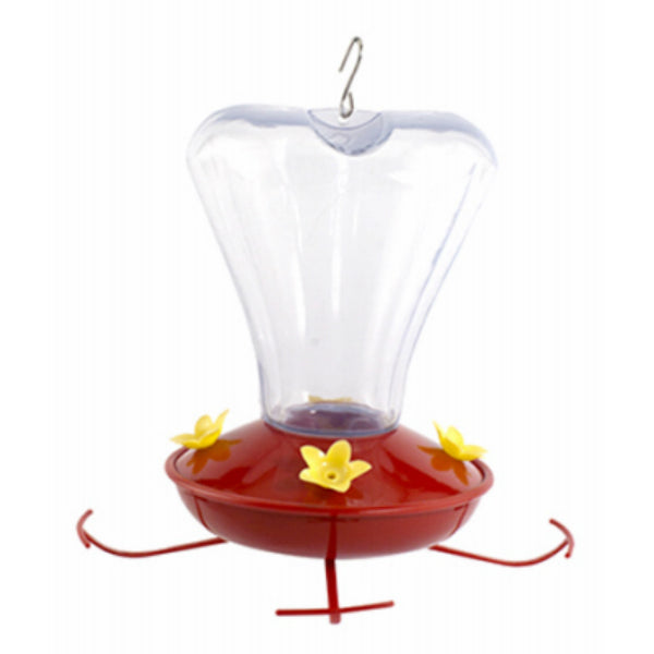 Woodlink H16 Trumpet Flower Hummingbird Bird Feeder, Plastic, 16 Oz