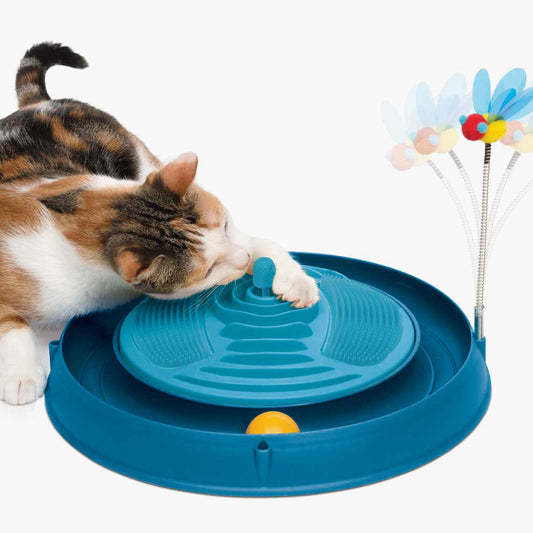Catit Play Massager Bee and Ball Blue