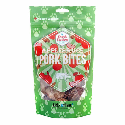 This And That Dog Applesauce Pork Bites 5oz,