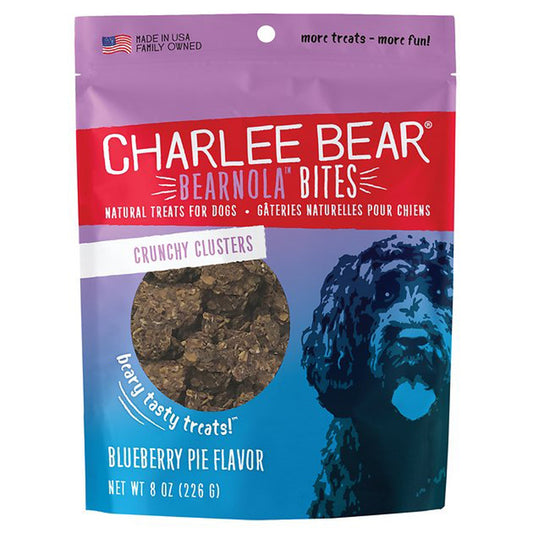 Charlee Bear Dog Bearnola Blueberry Honey 8oz,