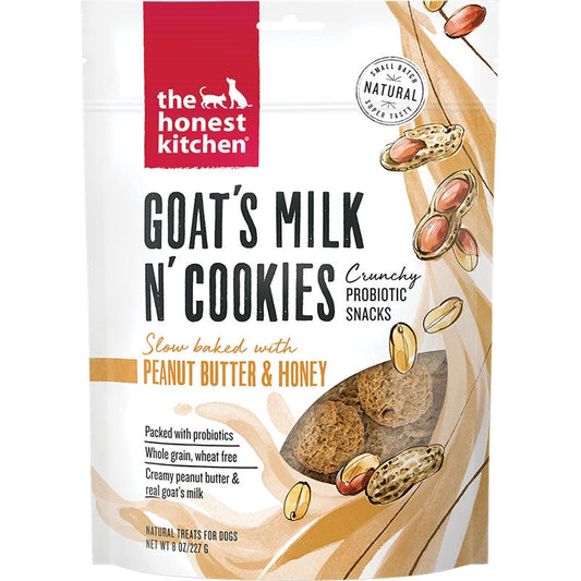 The Honest Kitchen Dog Goats Milk N Cookies Peanut Butter And Honey 8oz,