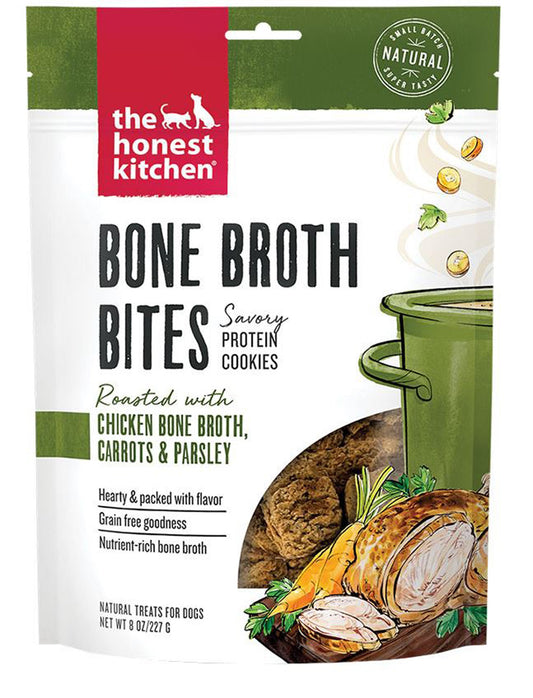 The Honest Kitchen Dog Bone Broth Bites Chicken 8oz,