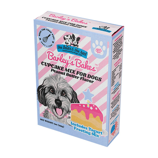 The Bear And The Rat Dog Barleys Bakes Cupcake Mix Peanut Butter 9oz,