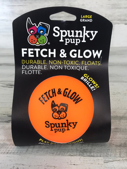 Spunky Pup Fetch and Glow Ball Large