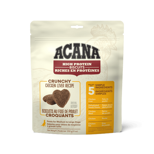 Acana High Protein Biscuits Crunchy Chicken Liver Recipe Large
