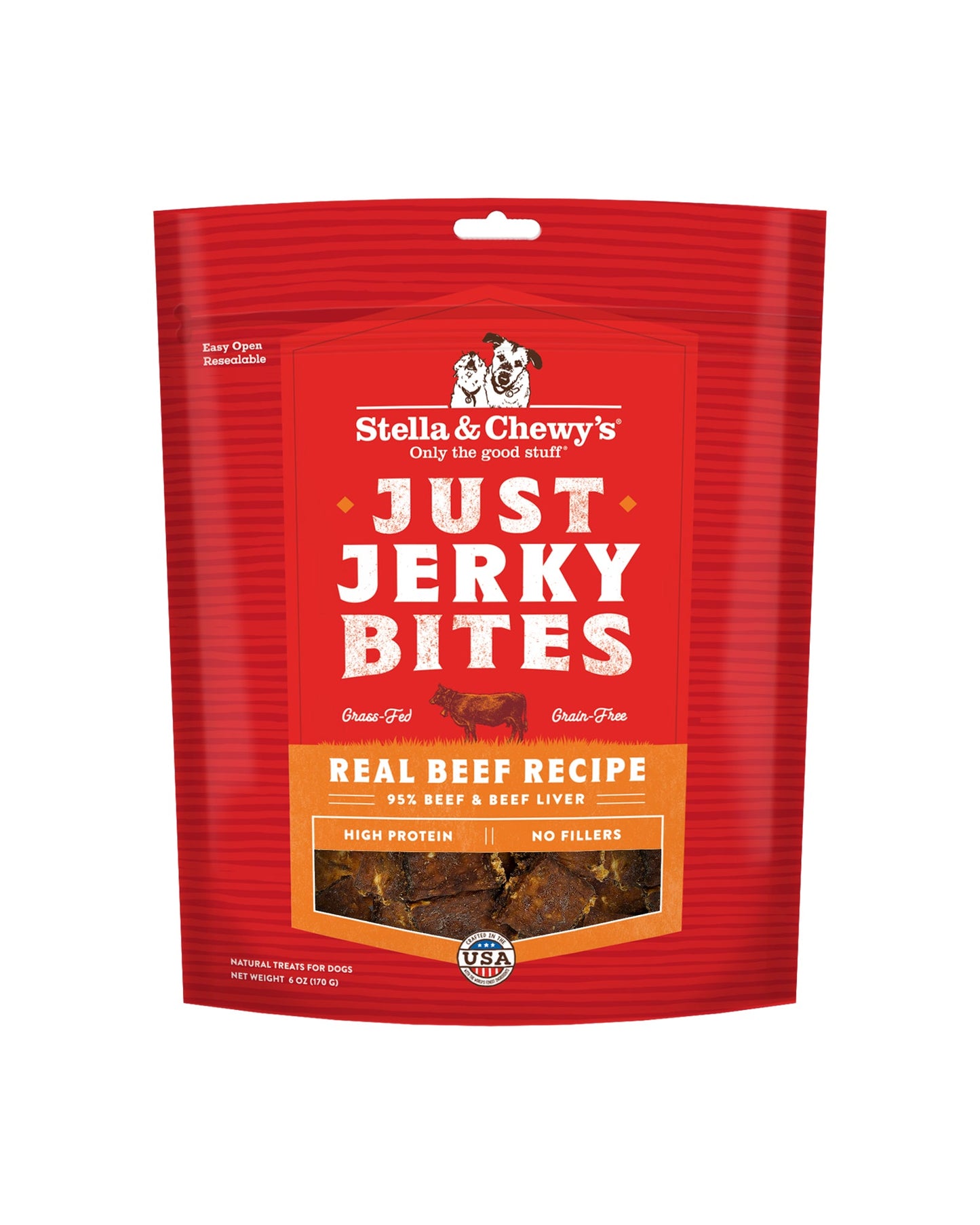 Beef Just Jerky Bites Dog Treats
