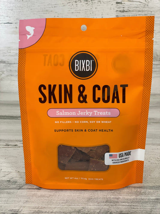 Bixbi Salmon Skin & Coat Jerky Treats