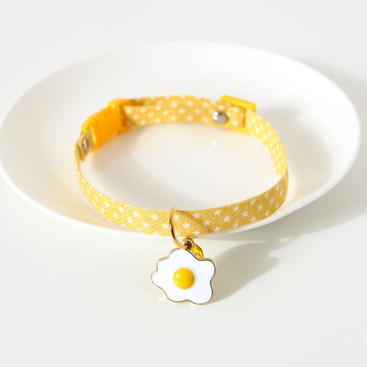 2022New Adjustable Kitten Collar with Bell Cut Pet Cat Collars Breakaway Cats Necklace Puppy Collar Cat Supplies Cat Accessories GROOMY