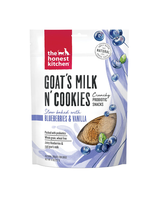 Blueberries & Vanilla Goat's Milk N' Cookies Dog Treats