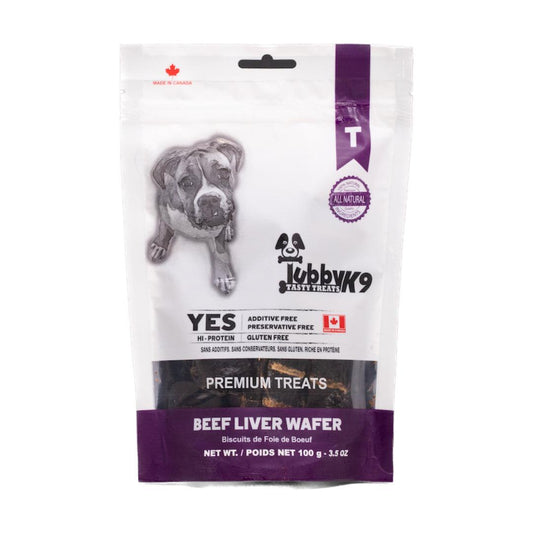 Tubby K9 Tasty Dog Treats Beef Liver Wafer