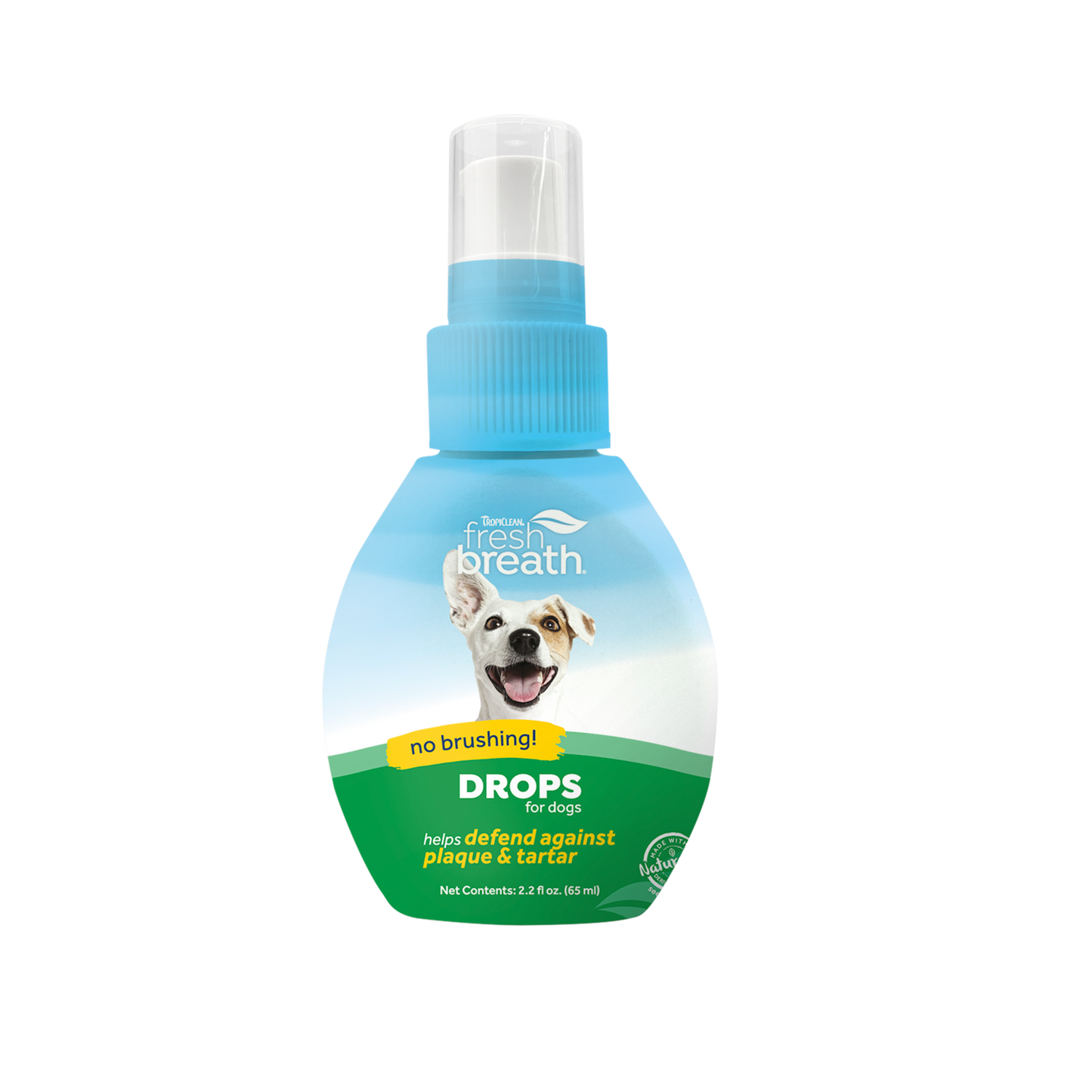TropiClean Fresh Breath Oral Care Drops for Dogs - Dog Breath Freshener