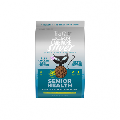 Tiki Cat Born Carnivore Silver Senior Health Chicken & Herring Meal Recipe 1.27kg