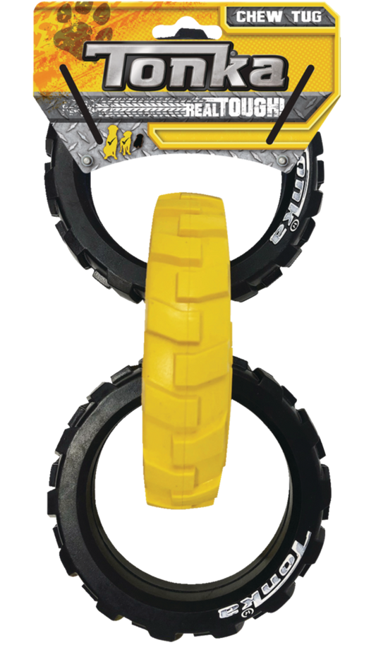 Tonka - Flex Tread 3 Ring Tug Dog Toy