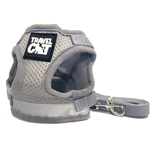The True Adventurer" Reflective Cat & Kitten Harness and Leash Set for Adventure Cats